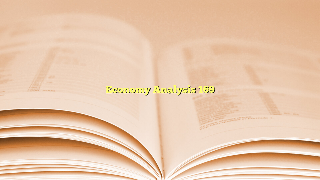 Economy Analysis 169